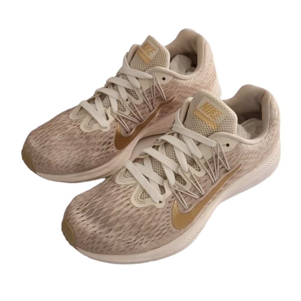 NIKE ZOOM WINFLOW 5 Beige Phantom Gold Sneakers Womens 8 SOLE Orthotics Insoles - Picture 4 of 16